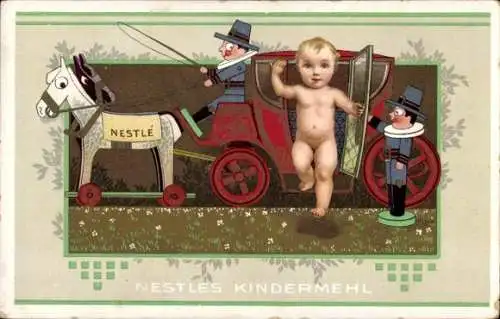 Ak Reklame, Nestle Kindermehl, Kutsche