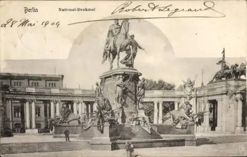 Ak Berlin Mitte, National-Denkmal