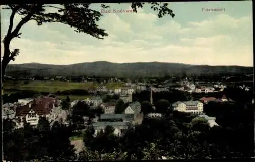 Ak Kudowa Zdrój Bad Kudowa Schlesien, Gesamtansicht