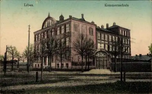 Ak Liepaja Libau Lettland, Kommerzschule