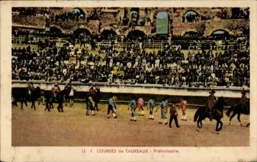 CPA Courses de Taureaux, Preliminaire