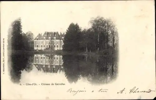 Ak Gevrolles Côte-d’Or, Schloss