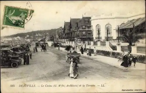 Ak Deauville Calvados, Casino, Terasse