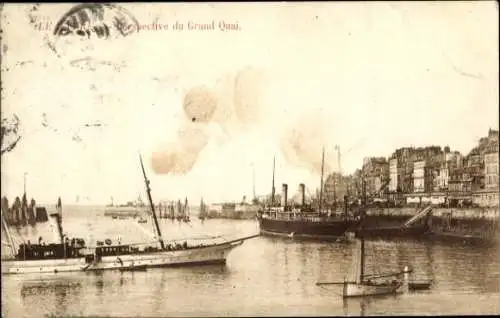 Ak Le Havre Seine Maritime, Grand Quai