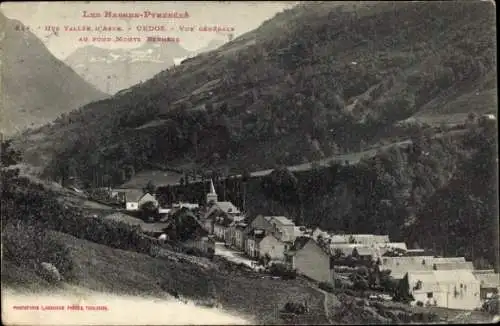 Ak Urdos Pyrénées Atlantiques, Panorama