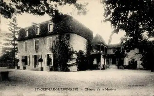Ak St. Germain l'Espinasse Lespinasse Loire, Chateau de la Murette