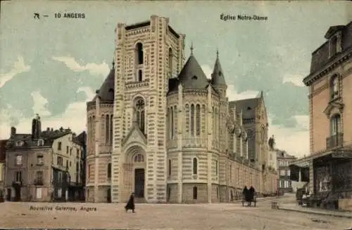 Ak Angers Maine et Loire, Kirche Notre Dame