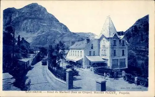 Ak Gavarnie Hautes Pyrénées, Hotel du Marbore