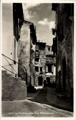 Ak La Turbie Alpes Maritimes, Rue Pittoresque