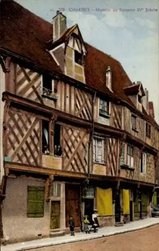 Ak Chartres Eure et Loir, Maison du Saumon