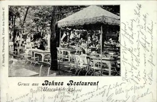 Ak Berlin Kreuzberg, Bohnes Restaurant, Hasenheide 45