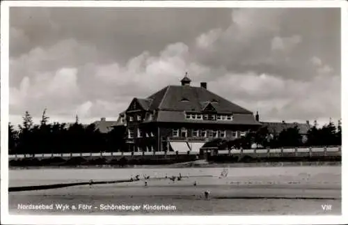 Ak Wyk auf Föhr Nordfriesland, Schöneberger Kinderheim