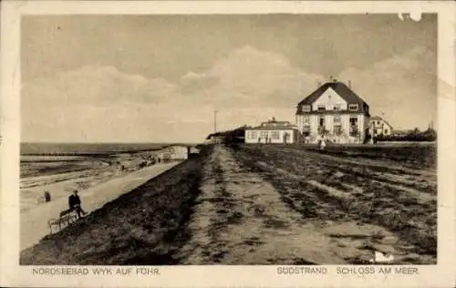 Ak Wyk auf Föhr in Nordfriesland, Südstrand, Schloss am Meer