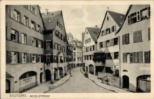 Ak Stuttgart in Württemberg, Geiss-Straße