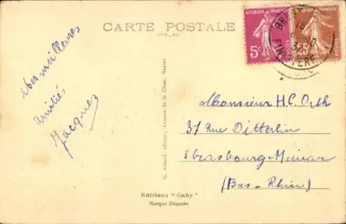 Ak Französisches Kriegsschiff, Bretagne, Cuirassé