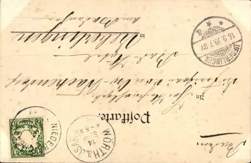 Ak Der Gunstwerber, Liebespaar