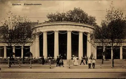 Ak Aachen in Nordrhein Westfalen, Elisenbrunnen