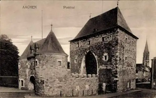 Ak Aachen in Nordrhein Westfalen, Ponttor