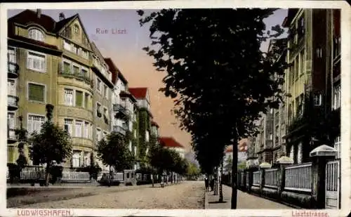 Ak Ludwigshafen am Rhein, Lisztstraße