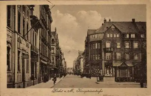 Ak Höchst Frankfurt am Main, Königsteinerstraße