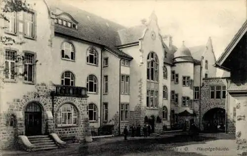 Ak Lindenfels Odenwald, Eleonoren Heilstätte, Hauptgebäude