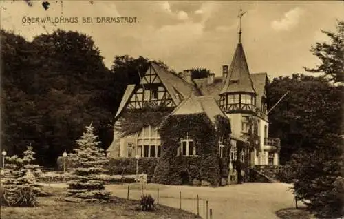 Ak Darmstadt in Hessen, Oberwaldhaus