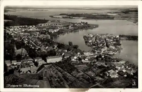 Ak Malchow in Mecklenburg, Fliegeraufnahme