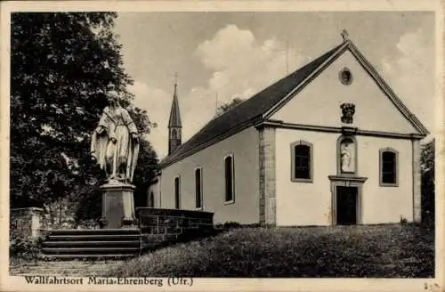 Ak Wildflecken in der Rhön Unterfranken, Wallfahrtskirche Maria Ehrenberg