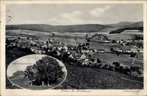 Ak Kothen Motten in der Röhn Unterfranken, Panorama