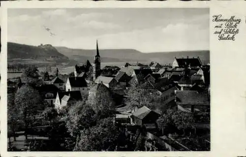 Ak Hammelburg in Unterfranken Bayern, Blick auf Schloss Saaleck