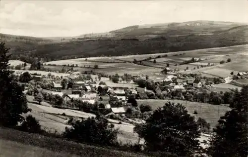 Ak Wildflecken in der Rhön Unterfranken, Gesamtansicht mit Kreuzberg