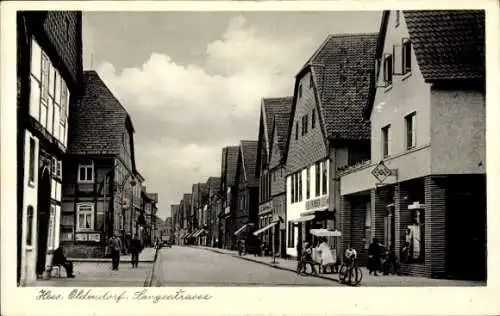 Ak Hessisch Oldendorf an der Weser, Langestraße