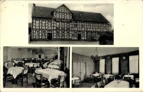 Ak Bockenem am Harz, Hotel Kaiserhof, Innenansicht