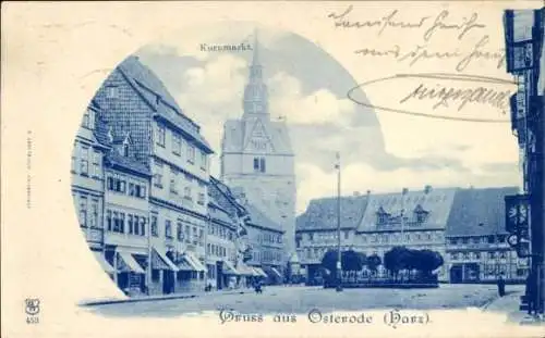 Ak Osterode am Harz, Kornmarkt