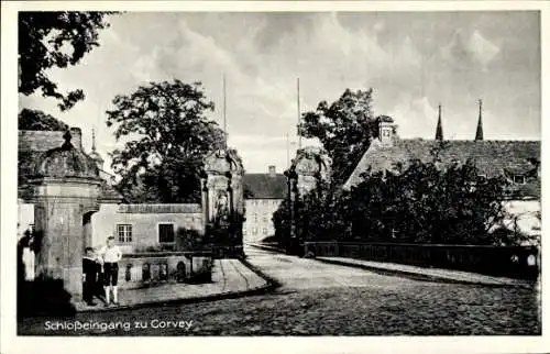 Ak Höxter, Schlosseingang zu Corvey