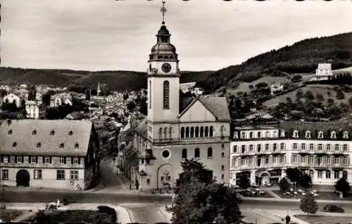 Ak Bad Schwalbach im Taunus, Kirche, Teilansicht