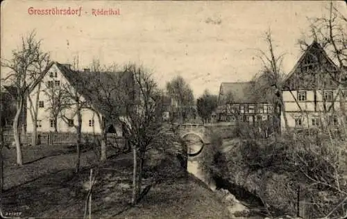 Ak Großröhrsdorf in Sachsen, Rödertal