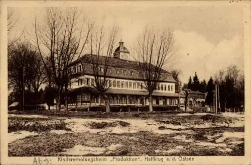 Ak Haffkrug Scharbeutz Ostholstein, Kindererholungsheim Produktion