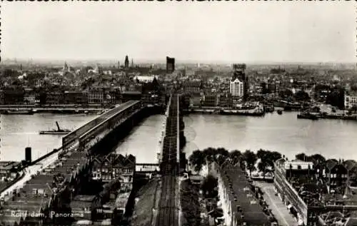 Ak Rotterdam Südholland Niederlande, Panorama