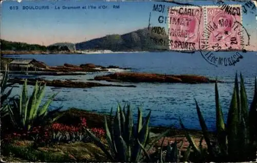 Ak Boulouris Monte-Carlo Monaco, Dramont und Ile d’Or