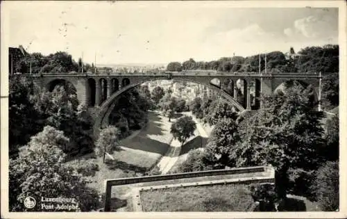 Ak Luxemburg Luxembourg, Adolphe Brücke