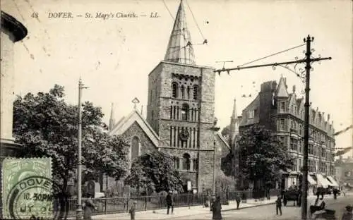 Ak Dover Kent England, St. Marienkirche