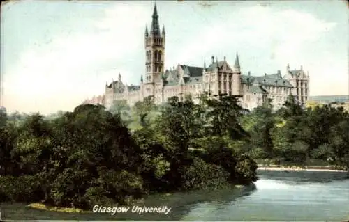 Ak Glasgow Schottland, Universität