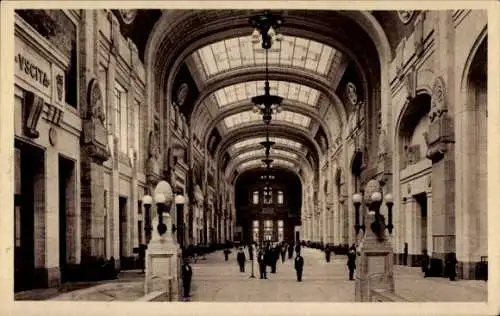 Ak Milano Mailand Lombardia, Stazione Centrale, Galleria di testa