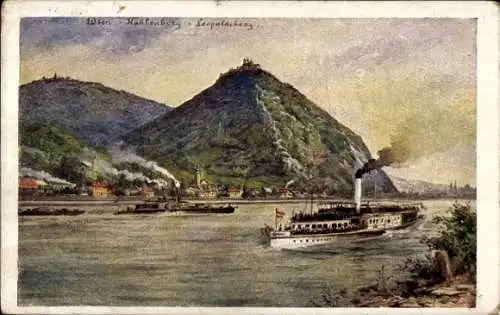 Künstler Ak Wien 19 Döbling, Kahlenberg, Leopoldsberg