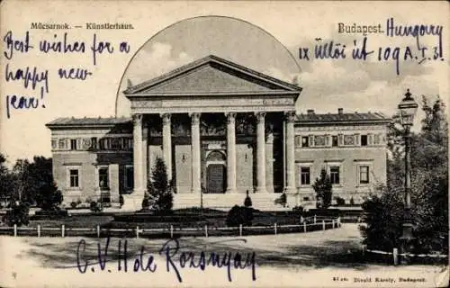 Ak Budapest Ungarn, Künstlerhaus