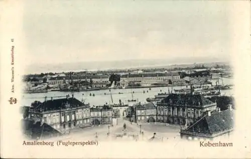 Ak København Kopenhagen Dänemark, Amalienborg