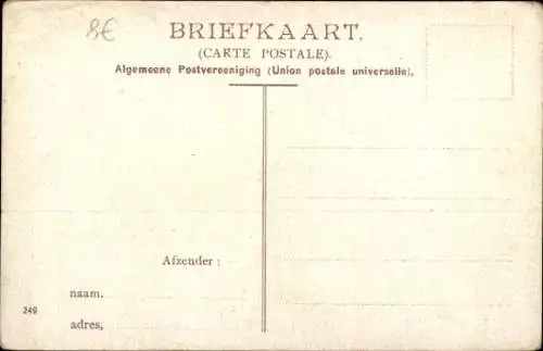 Ak Hilversum Nordholland Niederlande, Straßenpartie