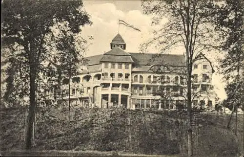 Ak Zippendorf Schwerin in Mecklenburg, Blick zum Kurhaus