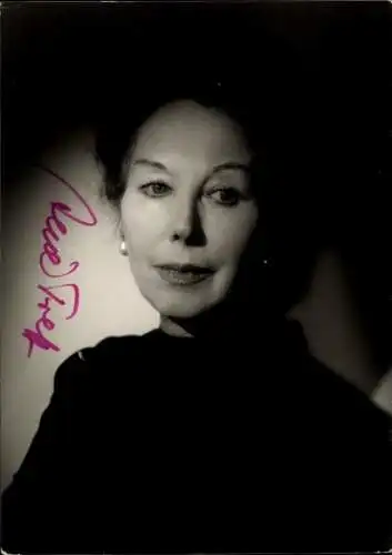 Ak Schauspielerin Alice Treff, Portrait, Autogramm